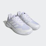adidas Men's Gamecourt 2.0 Tennis Sneaker, White/White/Matte Silver, 11