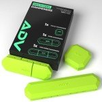 ADV Tennis Dampener with Custom Feel, Racket Shock Absorber to Reduce Vibration and Stay on The Racket, Engineered Poly-Silicone Tennis Racket Dampener, Volt, Variety 3-Pack…