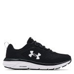 Under Armour Women's Charged Assert 9, Black/White, 9.5 US
