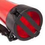 GAMMA Sports Tennis Ballhopper BallTube with Shoulder Strap, Holds 18 Balls, Red