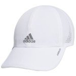 adidas Women's Superlite Hat, Relaxed-fit Adjustable Workout Sports Cap, White/Silver Reflective/2.0, One Size