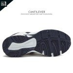 Avia Avi-Verge Mens Sneakers - Cross Trainer Mens Tennis Shoes, Pickleball or Walking Shoes for Men, White/True Navy, 10.5 Medium