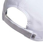 adidas Women's Superlite Hat, Relaxed-fit Adjustable Workout Sports Cap, White/Silver Reflective/2.0, One Size