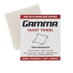 GAMMA Sports Tacky Towel, Non-Toxic, Grip Traction Enhancer, Ideal for Tennis, Golf, Baseball, Basketball, Football, Softball, Pickleball, USTA Approved for Tournament Play, 8"x5"