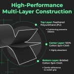 ADV Dry Tennis Overgrip Tape - 6-Pack - FeltTac Tennis Racket Grip Tape - Ultra Absorbent Tennis Grip Tape - High Velvety Comfort Tennis Racket Grips - Pro Tested & Designed Tennis Grips Overgrip