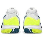 ASICS Men's Gel-Resolution 9 Tennis Shoes, 12, White/RESTFUL Teal