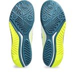 ASICS Men's Gel-Resolution 9 Tennis Shoes, 12, White/RESTFUL Teal