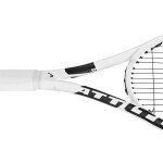 HEAD Metallix Attitude Pro White Tennis Racket - Pre-Strung Adult Tennis Racquet for Control and Maneuverability