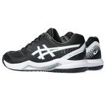 ASICS Men's Gel-Dedicate 8 Tennis Shoe, 8, Black/White