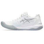 ASICS Women's Gel-Challenger 14 Tennis Shoes, 7.5, White/Pure Silver