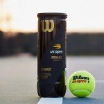 WILSON US Open Tennis Balls - Extra Duty, Single Can (3 Balls) (Pack of 4)