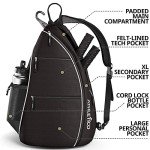 Athletico Crossbody Sling Bag for Tennis & Travel