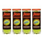 PENN Championship regular-duty tennis balls 4 can bundle12