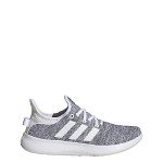 adidas Women's Cloudfoam Pure Sneaker, White/White/Black, 7.5