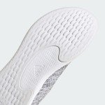 adidas Women's Cloudfoam Pure Sneaker, White/White/Black, 7.5