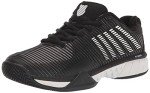 K-Swiss Men's Hypercourt Express 2 Tennis Shoe, Black/White/Highrise, 10.5 M