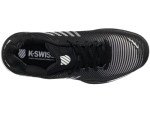 K-Swiss Men's Hypercourt Express 2 Tennis Shoe, Black/White/Highrise, 10.5 M