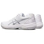 ASICS Women's Gel-Game 9 Tennis Shoes, 8.5, White/Pure Silver