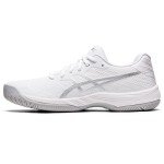 ASICS Women's Gel-Game 9 Tennis Shoes, 8.5, White/Pure Silver
