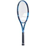 Babolat Pure Drive Tennis Racquet - Strung w Syn Gut, White, 16g - Mid-Range Tension (4 1/4" Grip)