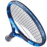 Babolat Pure Drive Tennis Racquet - Strung w Syn Gut, White, 16g - Mid-Range Tension (4 1/4" Grip)