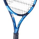 Babolat Pure Drive Tennis Racquet - Strung w Syn Gut, White, 16g - Mid-Range Tension (4 1/4" Grip)