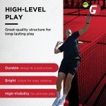 GAMMA Sports Pressureless Tennis-Balls Box, Bulk Tennis Balls, Premium Tennis Accessories, Pack of 75, CPP7510