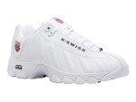 K-Swiss Men's ST329 CMF Sneaker, White/Navy/Red, 11 XW