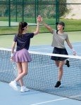 BALEAF Skorts Skirts for Women Tummy Control High Waisted Tennis Skirts Flowy Skater Golf Cute with Shorts 2 Inner Pockets Pink S