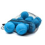 Magicorange Tennis Balls, 12 Pack Advanced Training Tennis Balls Practice Balls, Pet Dog Playing Balls, Come with Mesh Bag for Easy Transport, Good for Beginner Training Ball (Light Blue)