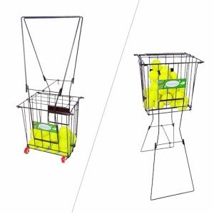 Airhercs Portable Multifunctional Tennis Ball Collection and Pick-Up Basket,79 Capacity and Easy to Pick Up 30 Tennis Balls in 1 Minute,Pickleball Collector Basket