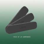 LOGEN Tennis Dampener – Stays on The Racket – 3-Pack Tennis Racket Dampener – Tennis Shock Absorber/Tennis Vibration Dampener – Elbow Pain Relief Tennis Dampener for Racket Vibration (Onyx)