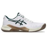 ASICS Men's Gel-Challenger 14 Tennis Shoes, 9.5, White/Saxon Green