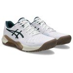 ASICS Men's Gel-Challenger 14 Tennis Shoes, 9.5, White/Saxon Green