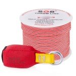 SOB Arborist Throw Line Kit with Slick Rope 197FT, Throw Weight, Reflective Storage Bag, Suit for Tree Cutting,Camping, Trimming, Hanging Swing, Forestry Tree Gear ﻿