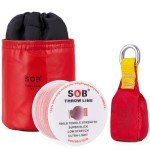 SOB Arborist Throw Line Kit with Slick Rope 197FT, Throw Weight, Reflective Storage Bag, Suit for Tree Cutting,Camping, Trimming, Hanging Swing, Forestry Tree Gear ﻿