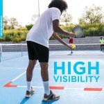 Get Out! Tennis Court Line Boundary Markers, Pickleball Court Spot Markers for Kids, Basketball Training Equipment