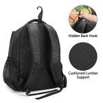 DSLEAF Tennis Bag for Men/Women to Hold 2 Rackets, Tennis Backpack with Separate Shoe Space for Tennis Sport