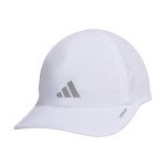adidas Women's Superlite Hat, Relaxed-fit Adjustable Workout Sports Cap, White/Silver Metallic/3.0, One Size