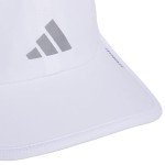 adidas Women's Superlite Hat, Relaxed-fit Adjustable Workout Sports Cap, White/Silver Metallic/3.0, One Size