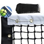 VANCL Tennis Net Outdoor Heavy Duty Professional Tennis Court Net Replacement Professional Tennis Net Nylon for Professional Tennis Courts [Includes 2 Fiberglass Dowels]