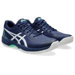 ASICS Men's Gel-Game 9 Tennis Shoes, 10, Blue Expanse/White/Green