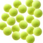 Swity Home Tennis Balls, 12 Pack Tennis Training Balls for Adults Kids Lessons, Practice or Playing with Pet (Regular Color)