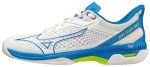 Mizuno Men's Exceed Tour 5 Tennis Shoe, White/Peace Blue, 11