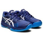 ASICS Kid's Gel-Game 8 Grade School Tennis Shoes, 3.5, Dive Blue/White