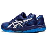 ASICS Kid's Gel-Game 8 Grade School Tennis Shoes, 3.5, Dive Blue/White