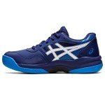 ASICS Kid's Gel-Game 8 Grade School Tennis Shoes, 3.5, Dive Blue/White