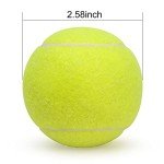 SUNEZLGO Premium 12-Piece Tennis Balls Set, 2.5 Inch Diameter, Durable Thickened Safe Natural Rubber, Multi-Purpose, Ideal Sports Gift