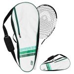 Fitby Tennis Bag- Durable Tennis Bags for Men and Women- Lightweight Tennis Racket Bag- Versatile Bags for Beginners and Professional Tennis Players- Roomy Interior Tennis Bags (White)