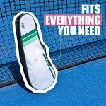 Fitby Tennis Bag- Durable Tennis Bags for Men and Women- Lightweight Tennis Racket Bag- Versatile Bags for Beginners and Professional Tennis Players- Roomy Interior Tennis Bags (White)
